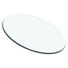 Round Glass Table Top Transparent Tempered Glass Table Top Thickened Clear Table