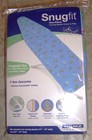 NIP Snugfit Scorch Resistant Ironing Board Cover and Pad with Blue Flowers 54"