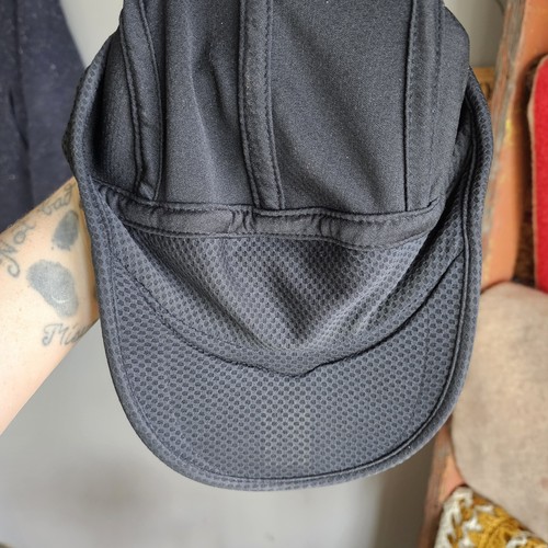 Nike Hat Cap Strap Back Black Daybreak Dri-FIT Mesh Running 5 Panel Athletic Men - Picture 10 of 10