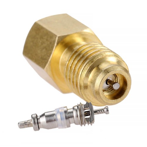 R134A Can Tap Valve Adapter Kit for R12 R22 Manifold 1/2 ACME x 1/4 SAE - Picture 11 of 11