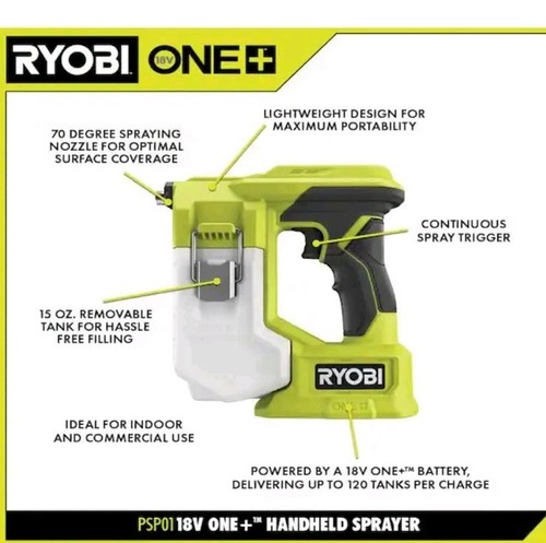 Ryobi PSP01B Handheld Sprayer - Picture 2 of 13