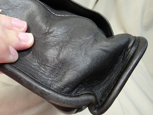 Coach Vintage Emmerson Slim Briefcase Style 5280 in Black Leather Top Messenger  - Picture 12 of 21