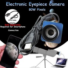 Digital Electronic Eyepiece80W Pixels 1.25"for Planetary Observation Photography