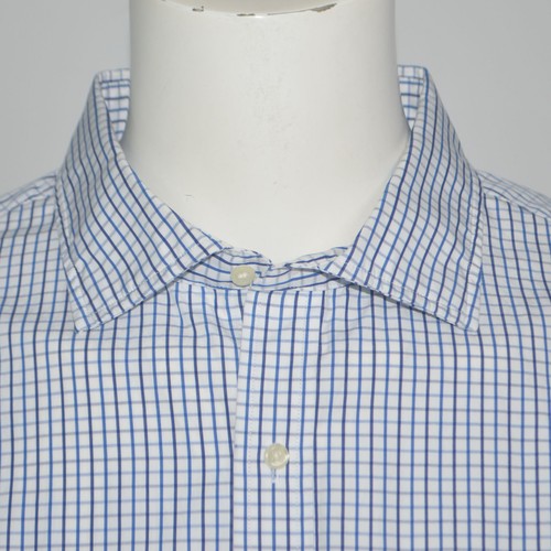 Aktuelles Brooks Brothers Hemd normale Passform blau weiß Baumwolle 17,5 - 34 - Bild 1 von 3