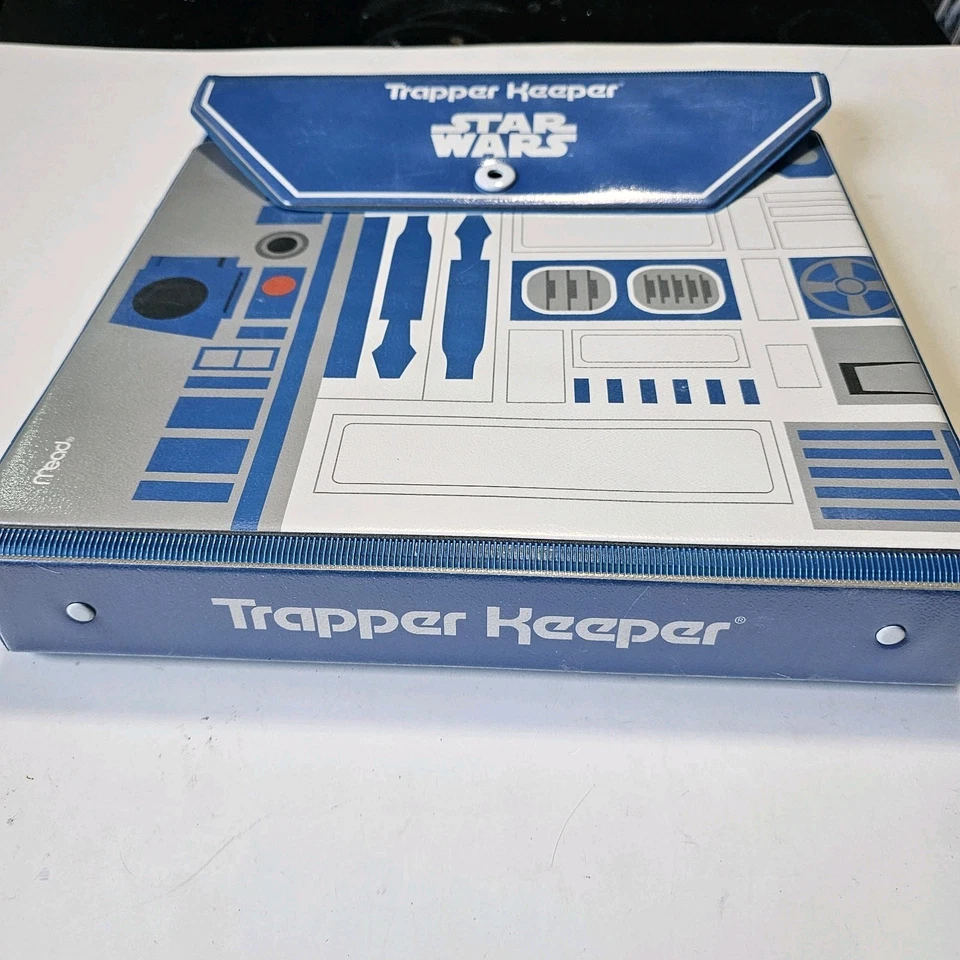 Carpeta de 3 anillos Star Wars Trapper Keeper 2014 Star Wars carpeta de 3 anillos R2-D2 Foto 3 de 4