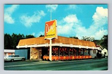Baker OR-Oregon, Dan's Restaurant, Antique, Vintage Postcard
