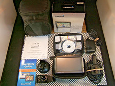 GARMIN NUVI 255 PORDABLE NAVIGATION SYSTEM WORKING W/ACCESSORIES & TRAVEL PACK