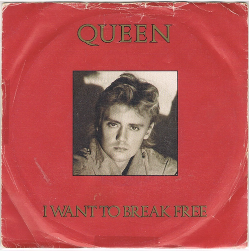 7" - QUEEN - I WANT TO BREAK FREE - UK PS