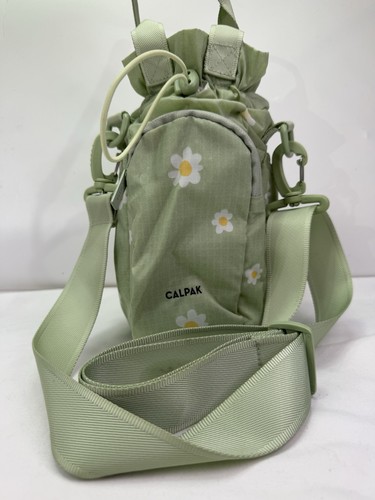 Calpak Trinkflaschenhalter Tasche Crossbody Grün Gänseblümchen Wandern Freizeit Athleisure - Bild 2 von 14