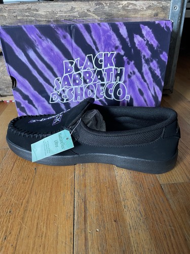 DC Villain 2 Black Sabbath Slipper Halbschuhe Schuhe Größe 8 Neu! Vergriffen LESEN! - Bild 5 von 20