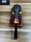 W.O. Larsen Estate Pipe 125th Anniversary Briar Bowl Horn Stem W/ Insert Denmark — photo 10