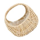 Handgemachte Obstkorb Rattan gewebte Blumenkorb Diverses Lagerung Organizer