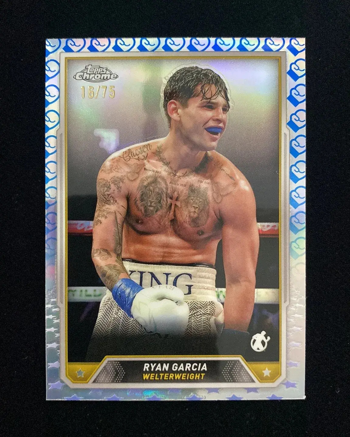 2024 Topps Chrome Boxing Glove Refractor #93 Ryan Garcia 16/75 KM056