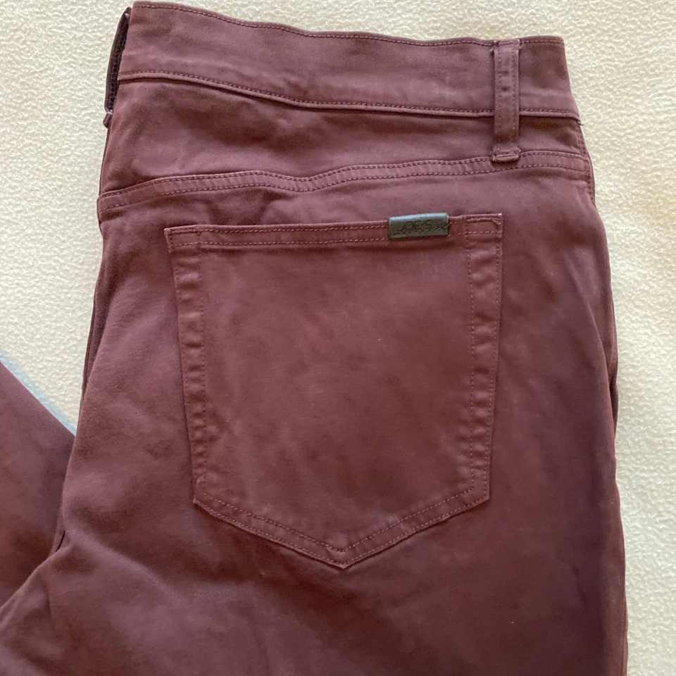 Pantalones de mezclilla estrechos rectos borgoña 36W x 34L Joes Jeans The Brixton para hombre Foto 2 de 4