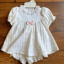 Vintage Carter's 6-9 Month Little Rose Floral 2 piece Baby Girl Cottagecore