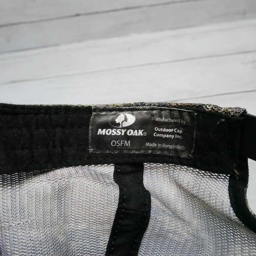 Cappello camionista maglia mimetica adulto rovere muschio regolabile snapback logo ricamato berretto - Foto 6 di 7