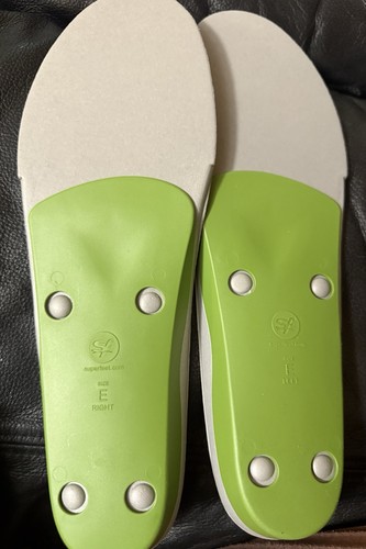 Superfeet Allzweck Unterstützung hohe Fußgewölbe Einlegesohle Gr. E M 9,5-11 W 10,5-12 max dick - Bild 4 von 4