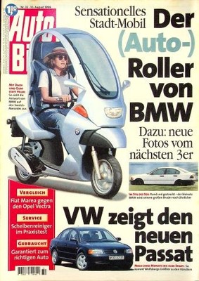 3) Auto Bild 32/1996 - Ford Scorpio 2.3 Ghia mit 1 - Opel Calibra V6 ITC mit 500