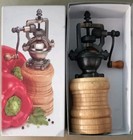  Pepper Mill Spice Grinder Metal & Wood Base Steampunk