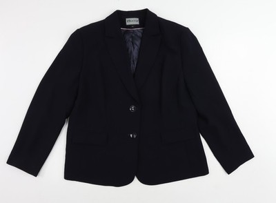 Busy Damen Sakko Blazer blau Größe 18 geknöpft