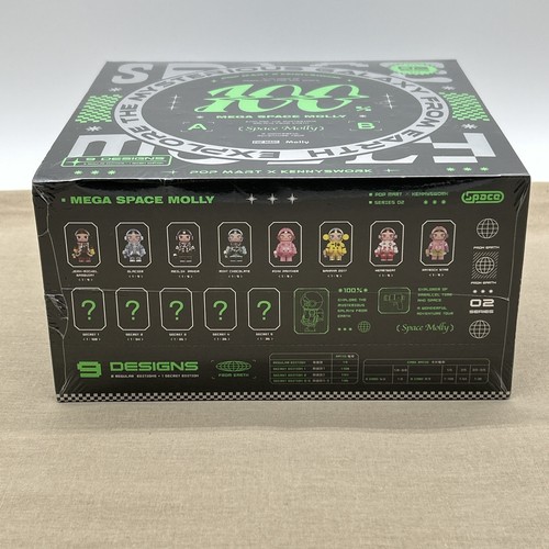 Pop Mart x Kennyswork MEGA SPACE MOLLY 9 piezas Caja Ciega NUEVA EN CAJA Serie 02 Edición Secreta - Imagen 2 de 10