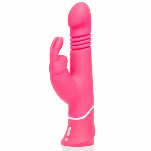 5060020001260 Vibromasseur à pulsations - Vibromasseur réaliste Happy Rabbit Thrusting rose Hap - Photo 1/2