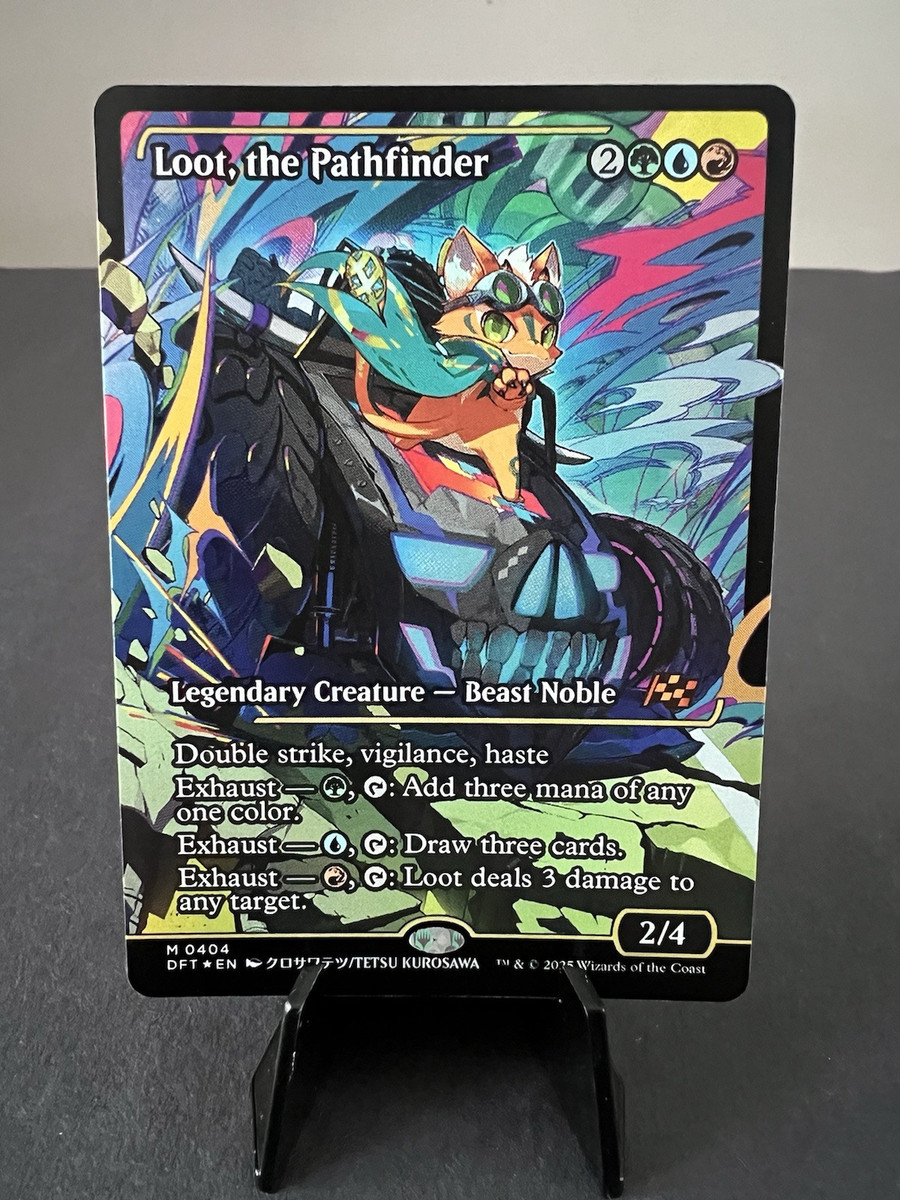 NM Showcase Foil Loot, the Pathfinder, Aetherdrift, Magic NM Showcase Foil Loot, the Pathfinder, Aetherdrift, Magic