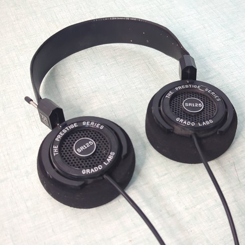 Grado Labs SR125 Prestige Series Open Backed Audio Headphones Studio Black - Picture 3 of 7