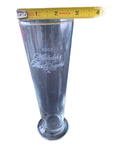Vintage Michelob 2005 Specialty Ales & Lagers Etched Tall Glass Wide Base - Picture 10 of 10