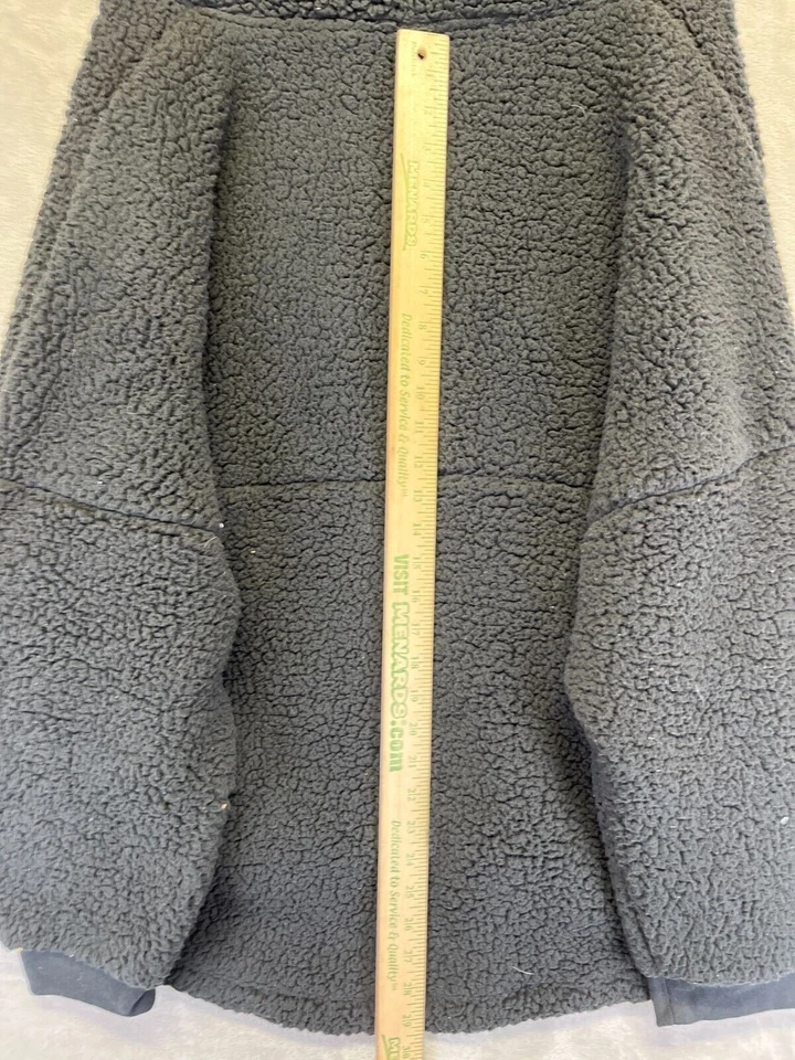 Pullover con capucha Sherpa rosa Victoria's Secret para mujer talla XXL negro media cremallera Foto 3 de 4