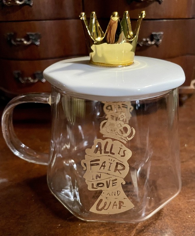 Bridgerton Mug Cup Shondaland Netflix 8 Oz - All is fair in love & war