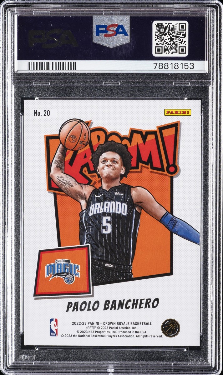 2022-23 Panini Crown Royale - Kaboom! Paolo Banchero #20 (RC) for