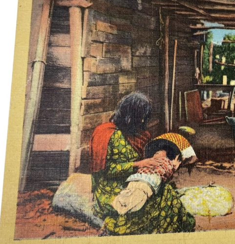 Indianer Postkarte geteilt gestempelt unbesendet Kunst-Colortone Tuscon OB-H2718 - Bild 3 von 6