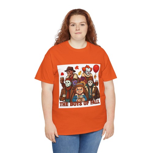 The Boys of Fall Unisex Cotton Tee Halloween T-Shirt Horror Pumpkin Spice Freddy - Picture 39 of 144