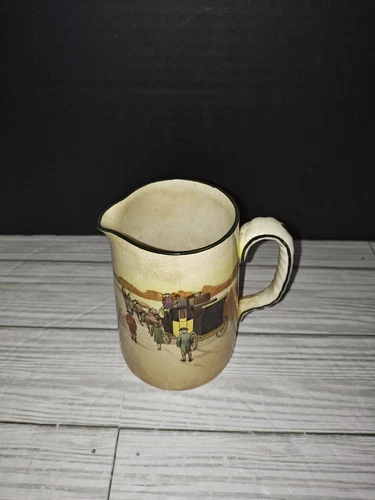 Vintage Royal Doulton #D2716 Series Ware Coaching Days Creamer Mug Kitchen Decor