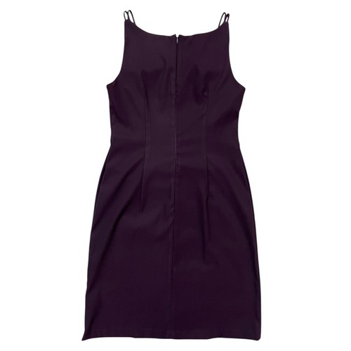 Vintage Perlen Mini Etuikleid lila Gr. 4 90er Gothic Vampir dunkel romantisch - Bild 2 von 8