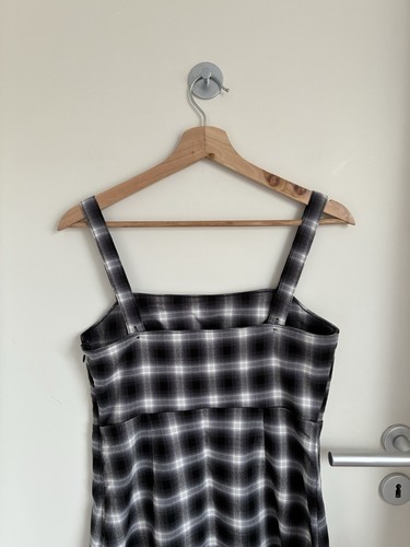 HOLLISTER Damen Kleid Gr. M Schwarz Weiß Kariert Advanced Stretch - Bild 5 von 11