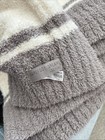 Barefoot Dreams CozyChic Blanket Throw 45"x60" Striped Pearl Gray