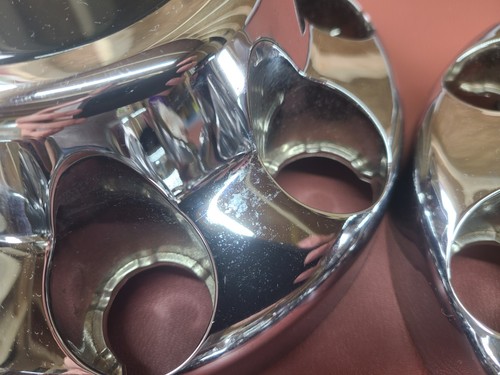 Chevrolet 2500 3500 wheel center cap 46272 truck suburban Chrome 8 Lug Set - Picture 7 of 12