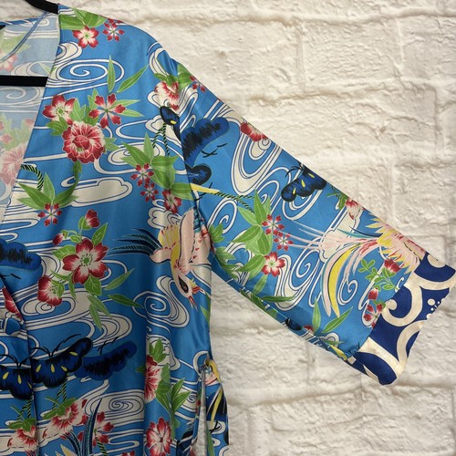 NWOT ZARA PRINTED KIMONO WITH BELT SIZE L.#P4 - Picture 3 of 21