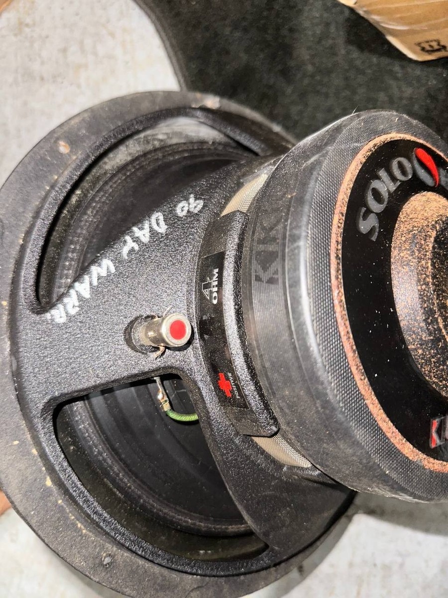 KICKER S12C Solo Baric 8Ω 600w サブウーファー KICKER S12C Solo Baric 8Ω 600w サブウーファー - メルカリ