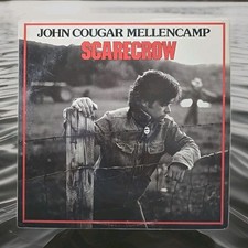 John Cougar Mellencamp - Scarecrow LP Record 1985 Vinyl Polygram Records