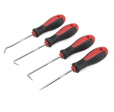 Precision Hook and Pick Set for Automotive - 4-Piece Hand Tools