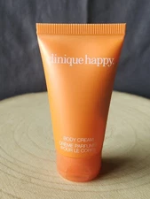 Clinique HAPPY Perfume Body Cream Mini 1 Fl Oz New Moisturizer Lotion Travel Sz