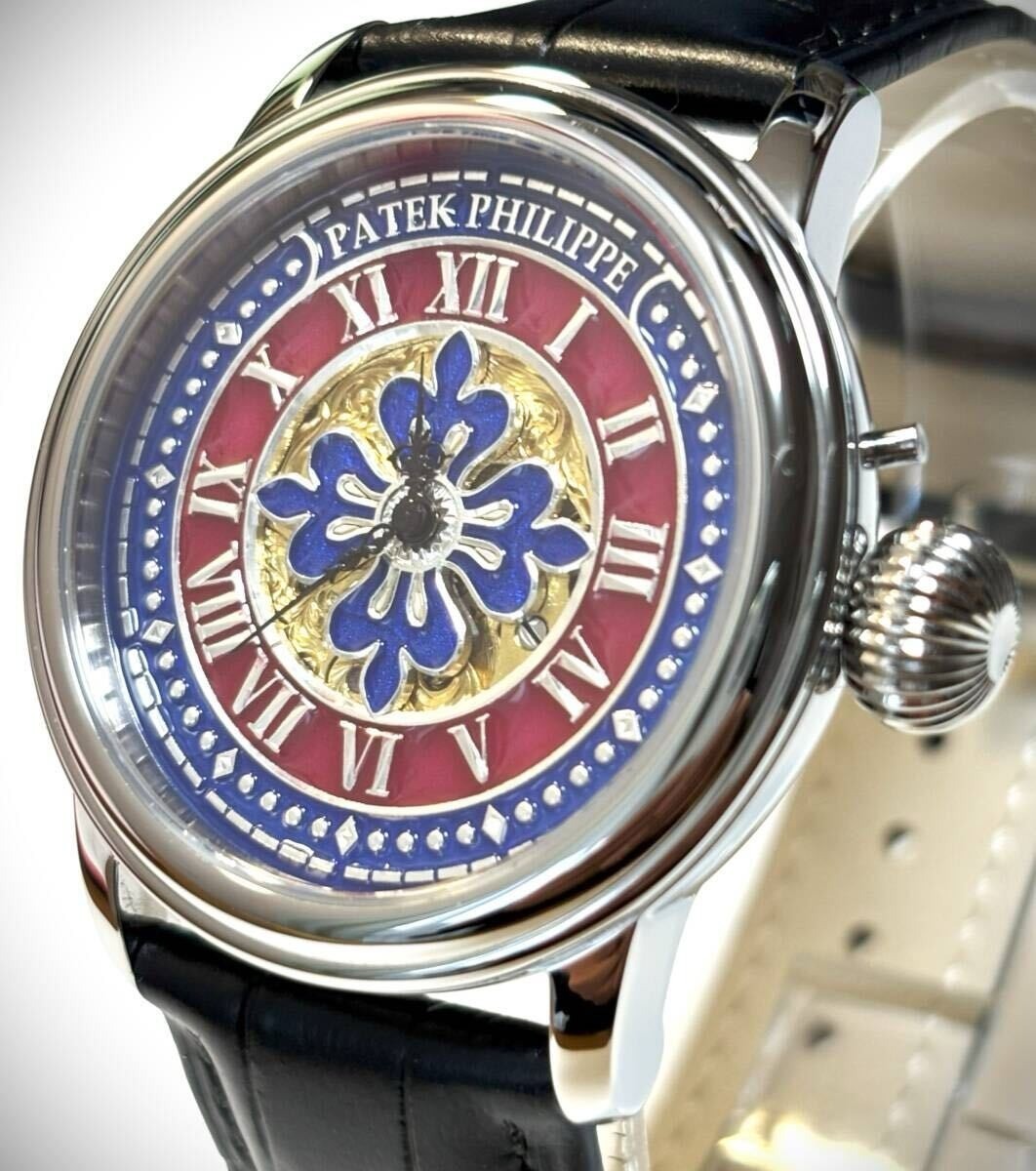 PATEK PHILIPPE 1900 40mm Men's Watch with Genuine Leather Strap