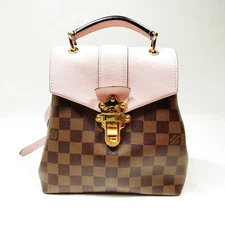 NO TARIFF Louis Vuitton LV BackPack N42262 Clapton Pink Brown Damier 4486064
