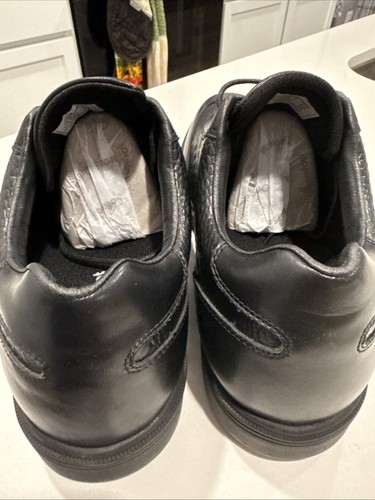 OrthoComfoot Black Leather Lace-Up OFLK03B Croc Print Oxfords Mens 46/ 12 NEW  - Picture 9 of 10