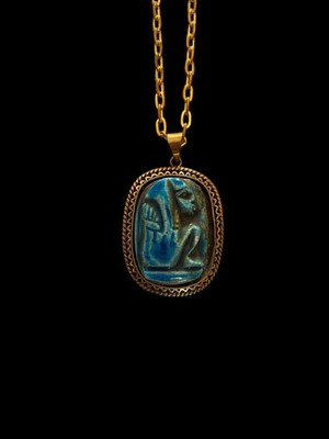 Altägyptische Göttin Maat Anhänger Made in Egyptian, Egyptian Goddess Jewels