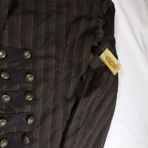 Steampunk Spirit Halloween Kostüm Trenchcoat Pirat Large Neu mit Etikett Neu - Bild 4 von 12