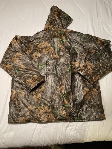 Chaqueta de lluvia/rompevientos Cedar Key camuflada XL Trebark de Lynch Superflauge nueva con etiquetas - Imagen 4 de 11